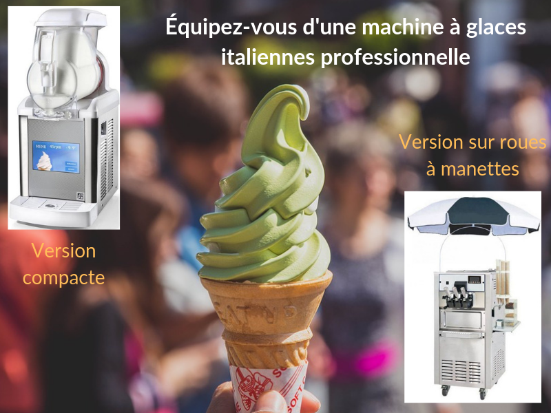 Machines à glaces italiennes professionnelles