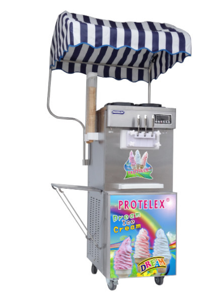 machine à glace à l'italienne mobile pesage mb